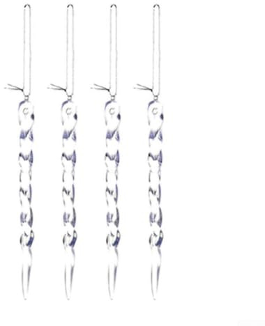 Winter Decor Essentials 24 carámbanos acrílicos perfectos para tu exhibición de árbol de Navidad