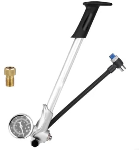 Gishbjka Hochdruck-Fahrradfederungspumpe 400psi Einschließlich Manometer für das Vorderradgabel-Dämpfersystem