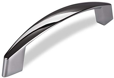 Möbelgriff THEA Chrom poliert BA 128 mm Bügelgriff Schrankgriff von SO-TECH®