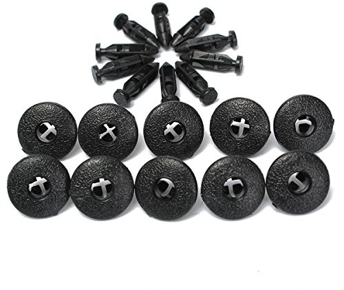 C-FUNN Interior Plástico Remache Sujetador Clips Trim Paneles Fajas 8Mm Empujar para Volvo