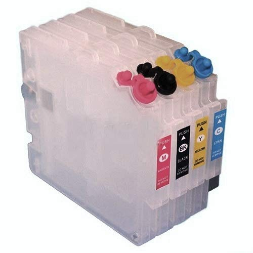 Patronenprofis Wiederbefüllbare Tintenpatronen kompatibel mit Ricoh GC-31 MIT AUTO RESET CHIPS für Aficio GX e 2600, GX e 3300, GX e 3300 n, GX e 3300, GX e 3350 n
