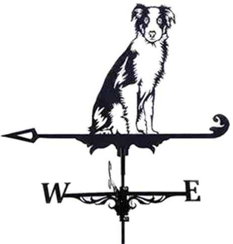 GIROUETTE en Metal - Motif Berger Australien - Stock France/Expedition Rapide