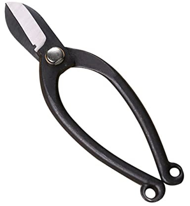 YARNOW Ciseaux à Tailler en Acier Noir Lames Affûtées de Précision Antidérapantes pour Élagage de Petites Branches et Compositions de Fleurs Délicates