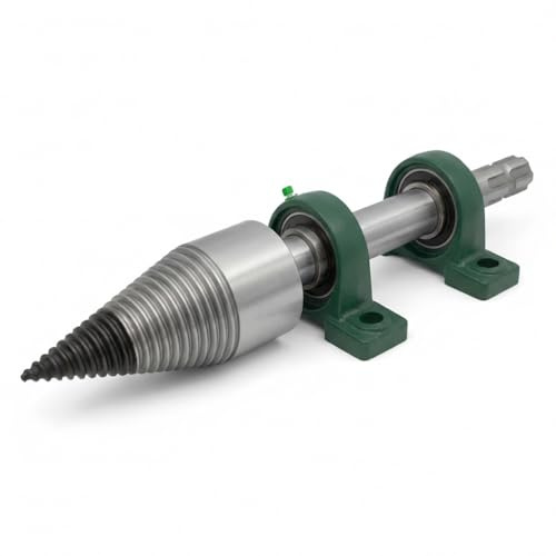 Set spaccalegna a vite per trattore kit di montaggio 150mm cono perforatore spaccatore conico + cuscinetto + albero cardanico