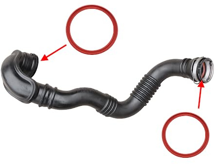 WIELEN Intercooler-Schlauch, Silikon, 54/48 mm Innendurchmesser, kompatibel mit Opel Astra J 1.7 CDTI, Chevrolet Cruze 1.7 D