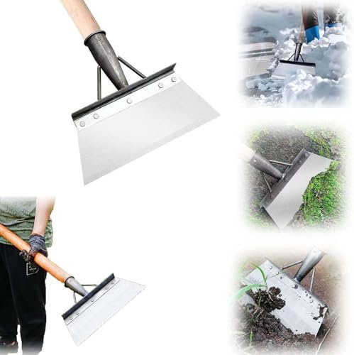 27cm Pala Multifunzione1 Pezzo Pala Giardinaggio Alta Acciaio al Manganese Pale Giardino Pala Raschietto da Giardino Pala da Giardino Piastra Pala Giardino Manico Pala Giardinaggio in Acciaio Inox