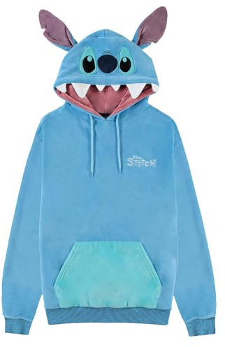Disney Unisex Lilo Stitch-Novelty Hoodie Sweater Vest, multi-coloured, M