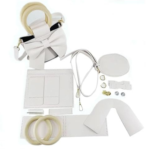DIY-Ledertaschen-Bausatz DIY-Einkaufstasche, Handtaschen-Herstellungsset aus PU-Leder, handgefertigte Schultertaschen, Nähen, Bastelzubehör, Werkzeugset, Geburtstagsurlaub Herstellungsset Handgefertig