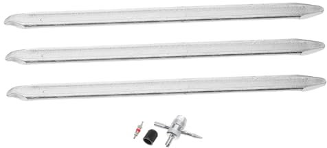 GRIRIW 1satz Reifenwechsel-Set Teiliges Reifenheber-Set Für Und Fahrrad Inklusive Ventilkappen Und Kerne Kompakte Und Robuste Reifenreparaturwerkzeuge Für Notfälle