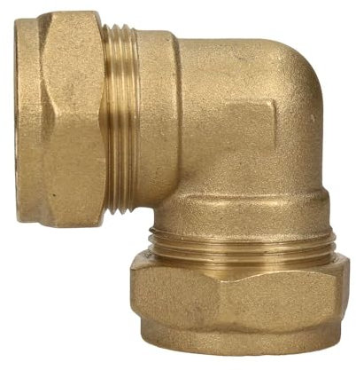 22mm Compression Brass Elbow 90 (1)