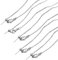 MHADBKH 5pcs Adjustable Needle Fastening Necklace Metal Chain Jewelry Making Accessory for Parties and Daily Wear