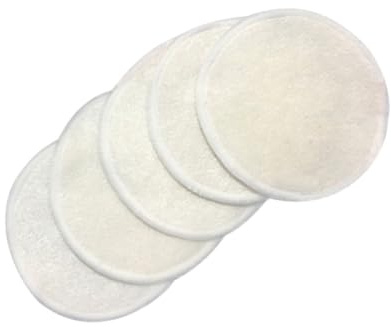 HONMEET 10stücke Bambusfasern Make-up Entferner Pad Wiederverwendbare Gesichtswaschpads Für Augen Make-up Entferner Mascara Lippenstift Reinigung