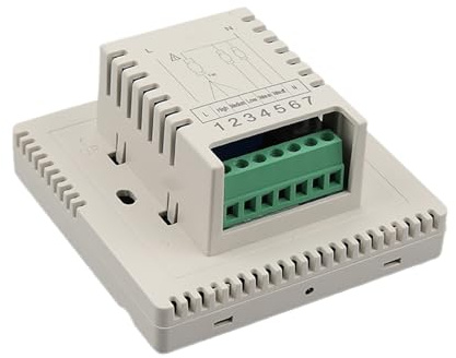 Thermostat, Heating Controller, Clear Display Compact Stable Reliable Easy Installation Strong Material Sturdy Build, LCD Display Thermostat for Boiler Living Room Indoor, 3.74x3.54x2.05 Inches