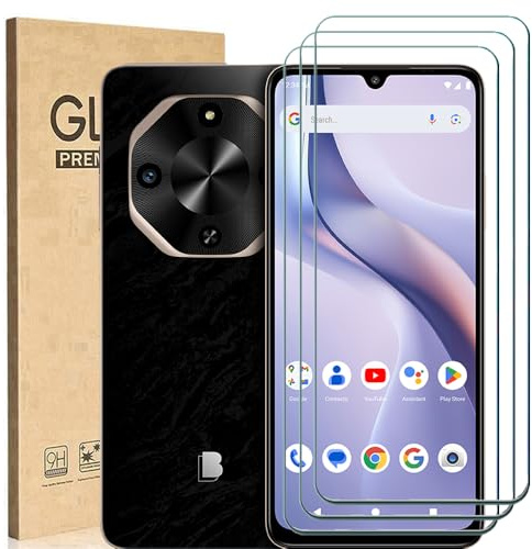 Ranyi [3 Pack] for BLU G75 Screen Protector, HD Clear 9H Hardness Anti-Scratch No Bubble Tempered Glass Screen Protector Protection Flim Compatible with BLU G75 (2025 6.88) SmartPhone