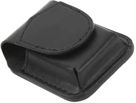 Sac à Courroie Plus Léger Extérieur Résistant à Gratter la Boucle Magnétique PU Puin de Taille Briquet (Black)