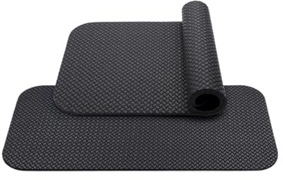 Exercise Bike Mat | Folding Non-Slip Anti Vibration Treadmill Pad - Indoor Stationary Exercise Bike Mat,for Home Gym Treadmill Cycles Walking