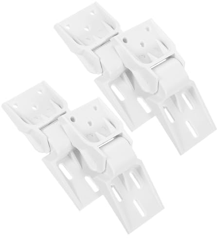 BAZEITFLOW 4 Cerniere Pieghevoli in Plastica per Congelatore a Pozzetto Accessori per Camper e Frigorifero Cerniere Porta Resistenti e Bilanciate per Frigoriferi Monoporta Apertura Ampia