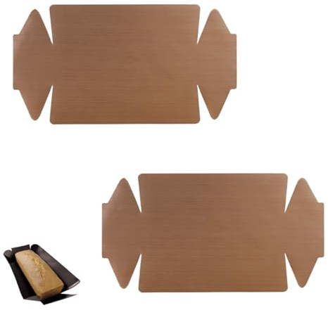 2 unidades de papel de horno reutilizable, lámina de horno permanente para horno, lámina reutilizable, molde de papel para hornear, alfombrilla de horno permanente resistente al calor, accesorio para