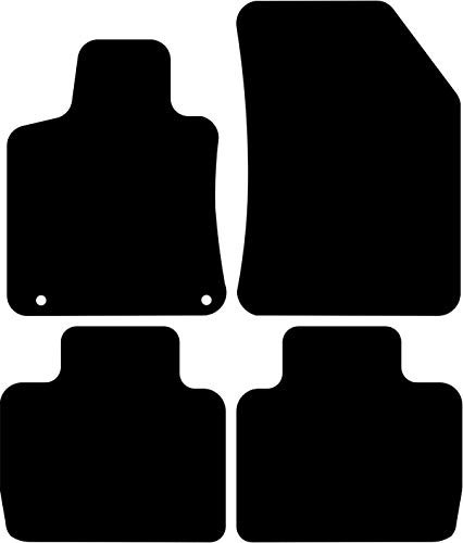 Kovvar Fußmatten passend für Peugeot 508 2019-2025 Passend zur Ausführung: Coupé Limousine/SW | Qualität: Luxury