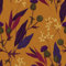 CRE8TIVE Papel tapiz floral amarillo mostaza, papel tapiz vintage de hojas de 30,5 cm x 300 cm, papel tapiz autoadhesivo para dormitorio, papel de contacto botánico extraíble para muebles y armarios