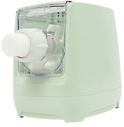 Electric Pasta Maker Machine 260W Automatic - 13 Molds Professional Noodle Maker with LED Display, 3-Min Pasta & Dumpling Wrapper Tool, Dishwasher Safe for Home Kitchen, Green