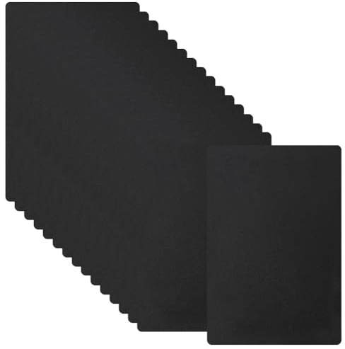 craspire 28 Pièces Poker Taille Coupé Cartes Plastique Casino Bridge Taille Coupé Cartes Lisse Matte Noir Standard de Qualité Jeux de Cartes de Poker pour Jouer Jeux Tournoi Poker Texas Hold'em