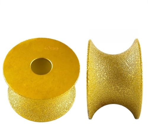 Disco abrasivo per smerigliatrice angolare, 74 x 20 mm, per smerigliatrice angolare, abrasivo per marmo, granito, quarzo, pietra, 7,6 cm, grana #50, opzioni di spessore 10-40 mm