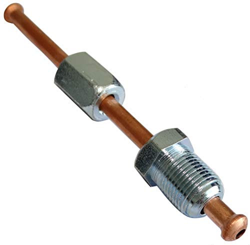 AERZETIX - Guida dei freni Tubo in rame 10cm Ø4,76mm con raccordi F10x1/M12x1 - C42540