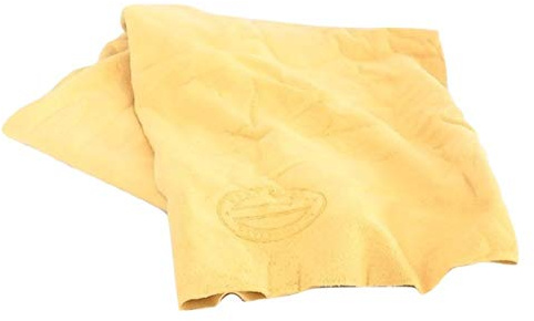 LADY'S LINE ABRA COLOR Pelle di Daino Naturale Originale, 1 PZ, 40 x 60 cm | Vera Pelle, Utilizzo Professionale, Asciugatura Auto, Carrozzeria, Moto
