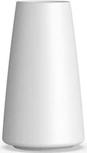 Vzmiza Weiß Keramik Vase, Vasen Deko Für Moderne Heimdekoration - BlumenVase Für Pampasgras, Deko vasen Für Deko Aesthetic -Hochzeit -Tischdeko Innenbereich - Einweihungsparty