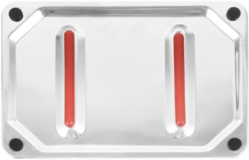 TOVINANNA Support En Acier Inoxydable Pour Fer À Repasser Vapeur 22.5X15.8X1.5 Cm Tapis Isolant Antidérapant Résistant À La Chaleur Pour Table À Repasser Petite Taille