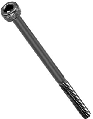 METALLIXITY Tornillos de Cabeza Cilíndrica con Hexágono Interior (M3-0.5x55mm) 50pcs, Acero al Carbono Allen Tornillo de Cabeza Hexagonal Métrico - Grado de Máquina 12.9 Rosca Completa, Negro