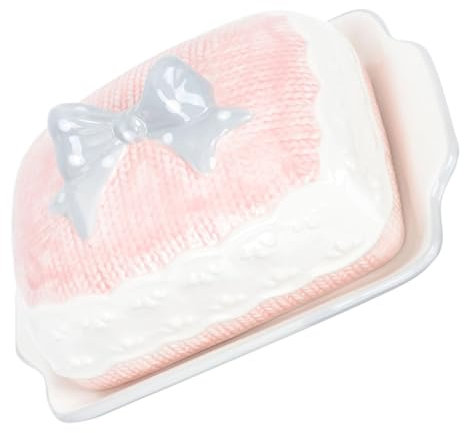 Amosfun Butterdose Aus Keramik Mit Deckel Käsebehälter Für Küche Und Zuhause Butteraufbewahrungsbehälter Für Frische Aufbewahrung