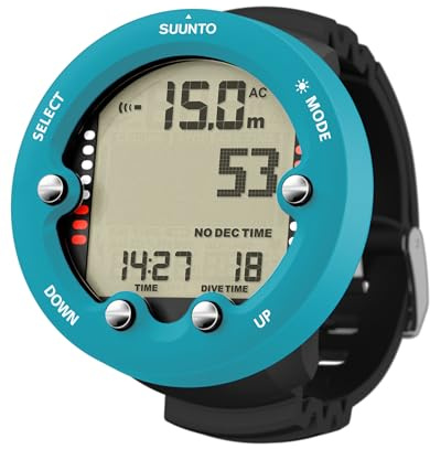 SUUNTO ZOOP NOVO Unisex Adult Swim Computer, Blue, One Size