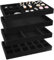 LWAIX Cajón de almacenamiento de joyas, organizadores de joyas, organizadores de joyas, cajones para joyas, espacio para cajones, sistema de organización, pendientes, pulsera, anillos, 4 unidades