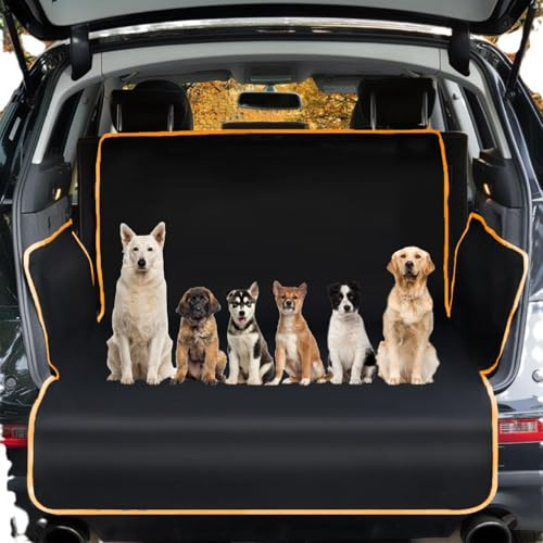 BPQYSBLD Voiture Chien Tapis De Coffre Housse Protection pour Renault Captur SUV 2015 2016 2017 2018 2019 2020 2021 2022 2023 2024 2025 Bache Chien Protege Coffre Siege Accessoires