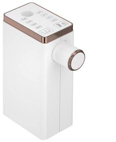 HFDJRWK Mini Hervidor de Agua Portátil de Escritorio con Control de Temperatura, Adecuado for Viajes, Calentador de Agua de Calentamiento Instantáneo con Calentamiento Rápido de 3 Segundos