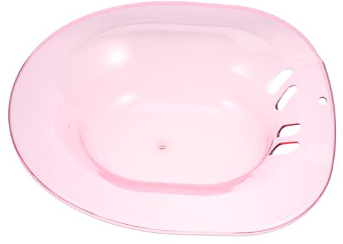 GARVALON Sitzbad für Hämorrhoiden und Wochenbett Pflege Stabiles Tiefes Sitzbad aus Kunststoff Ergonomisch Geformt für Erwachsene und Senioren Einfache Reinigung und Tägliche Anwendung