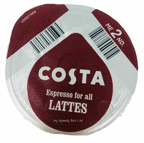 40 x Compatible with Tassimo Machines Costa Latte Espresso Coffee Pods, Sold Loose (NO MILK PODS)