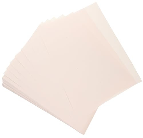 DOITOOL Papel de Transferencia Térmica Sublimación A4 100 Hojas para Impresión de Camisetas Papel para Transferencias por Prensa Térmica Base Blanca y Rosa Material Resistente y Secado