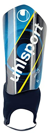 Uhlsport Pro Lite Plus Schienbeinschoner Marine/Fluo gelb/weiß