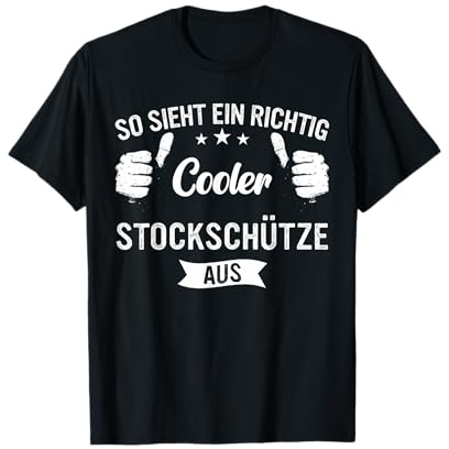 Stockschießen So sieht ein richtig cooler Stockschütze aus T-Shirt