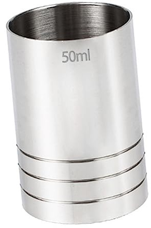 kowaku Pratico Bicchiere da Vino, misurino in Acciaio Inossidabile, Jigger da Bar, Jigger da Cocktail per Cucina, Bar, 50ML