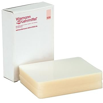 Laminiertaschen im A7-Format 75 x 105 mm, 100 Stück, Stärke: 250 mic | Wiemann Lehrmittel