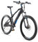 TELEFUNKEN E-Bike Mountainbike Elektrofahrrad Alu, 9 Gang Shimano Kettenschaltung - Pedelec MTB 27,5 Zoll, Hinterradmotor 250W, Scheibenbremsen, Anthrazit Blau, Aufsteiger M924