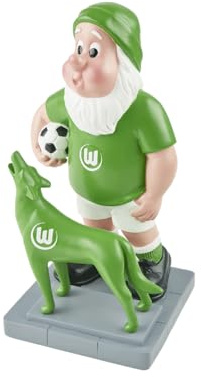 Promo-Dis VFL Wolfsburg Nain de jardin en polyrésine 24,5 cm pour le jardin