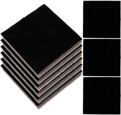 MAGICLULU Caja De 20 Piezas Caja De Joyería Forros De Espuma Para Almacenamiento De Pendientes Inserciones De Joyería Bandejas De Exhibición Cajas De Almohadillas De Esponja