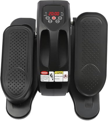 Begoniape Heimtrainer Ellipsentrainer mit Fernbedienung und LED-Bildschirm 5 Geschwindigkeits Pedaltrainer Geräuschreduzierung Arm- und Beintrainer Crosstrainer für Zuhause Mini-Heimtrainer