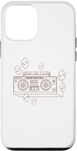 Hülle für iPhone 12 mini 70er 80er 90er Y2K Dollar Boom Box Ghetto Blaster