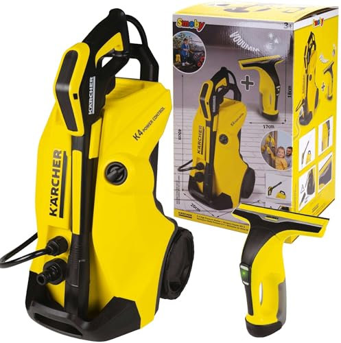 Smoby Karcher Reinigungsset Gelb Sprühgerät Licht TonSmoby Karcher Reinigungsset Gelb Sprühgerät Licht Ton